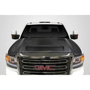 2015-2019 GMC Sierra 2500 3500 Heavy Duty Carbon Creations RKS Hood - 1 Piece - image 1
