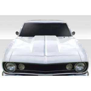 1967-1969 Chevrolet Camaro 2" Cowl Hood - 1 Piece - image 1