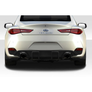 2017-2022 Infiniti Q60 J Spec Rear Diffuser - 3 Piece - image 1
