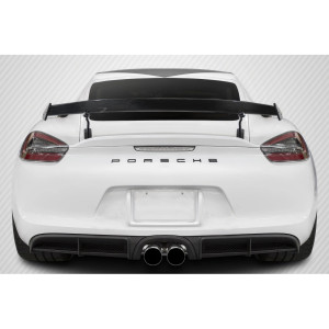 2014-2023 Porsche Cayman 718 Carbon Creations GT4 Look Rear Wing Spoiler - 3 Piece - image 1