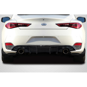 2017-2022 Infiniti Q60 Carbon Creations J Spec Rear Diffuser - 3 Piece - image 1