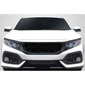 2016-2021 Honda Civic Carbon Creations Type JS Grille - 1 Piece - image 1 2016-2021 Honda Civic Carbon Creations Type JS Grille - 1 Piece - image 1