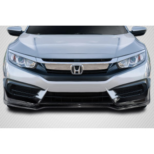 2016-2018 Honda Civic 2DR 4DR Carbon Creations Type M Front Lip Under Spoiler - 1 Piece - image 1 2016-2018 Honda Civic 2DR 4DR Carbon Creations Type M Front Lip Under Spoiler - 1 Piece - image 1