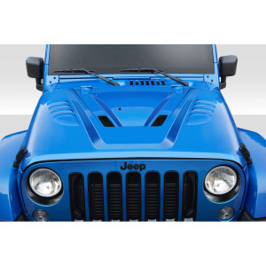 2007-2018 Jeep Wrangler Duraflex ABR Hood - 1 Piece - image 1 2007-2018 Jeep Wrangler Duraflex ABR Hood - 1 Piece - image 1