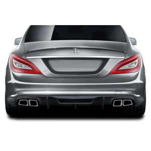 2012-2018 Mercedes W218 CLS63 AF-1 Rear Diffuser ( GFK ) - 1 Piece - image 1