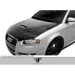 2006-2008 Audi A4 AF-1 Carbon Fiber Hood - image 1