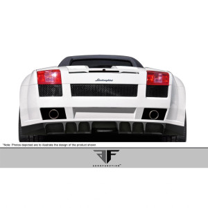 2004-2008 Lamborghini Gallardo AF-1 Wide Body Rear Bumper ( GFK ) - 1 Piece - image 1