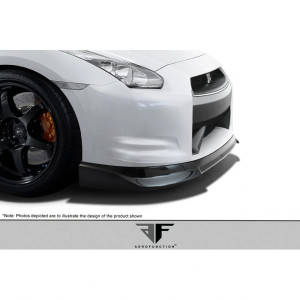 2009-2011 Nissan GT-R R35 Carbon AF-2 Front Add-On Spoiler ( CFP ) - 1 Piece (S) - image 1