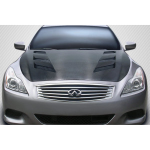 2008-2015 Infiniti G Coupe G37 Q60 Carbon Creations DriTech AM-S Hood - 1 Piece - image 1 2008-2015 Infiniti G Coupe G37 Q60 Carbon Creations DriTech AM-S Hood - 1 Piece - image 1