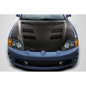 2003-2006 Hyundai Tiburon Carbon Creations DriTech AM-S Hood - 1 Piece - image 1