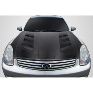 2003-2004 Infiniti G Sedan G35 Carbon Creations DriTech AM-S Hood - 1 Piece - image 1
