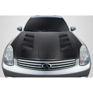2003-2004 Infiniti G Sedan AM-S Carbon Fiber Hood - image 1