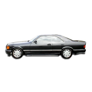 1981-1991 Mercedes S Class W126 2DR AMG Look Side Skirts Rocker Panels - 4 Piece - image 1