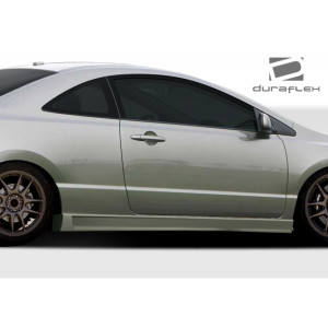 2006-2011 Honda Civic 2DR B-2 Side Skirts Rocker Panels - 2 Piece - image 1