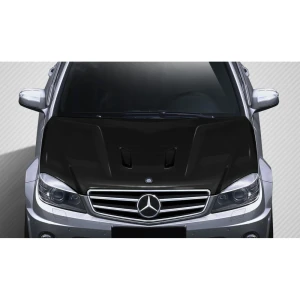 2008-2011 Mercedes C63 Black Series Look Carbon Fiber Hood - image 1
