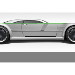 1998-2002 Mercedes CLK W208 Black Series Look Wide Body Side Skirts Rocker Panels - 2 Piece - image 1