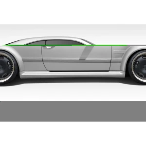 1998-2002 Mercedes CLK W208 Black Series Look Wide Body Side Skirts Rocker Panels - 2 Piece - image 1
