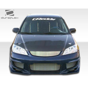 2004-2005 Honda Civic 2dr / 4DR Bomber Front Bumper - 1 Piece - image 1