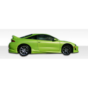 1995-1999 Mitsubishi Eclipse Eagle Talon Duraflex Bomber Side Skirts Rocker Panels - 2 Piece - image 1 1995-1999 Mitsubishi Eclipse Eagle Talon Duraflex Bomber Side Skirts Rocker Panels - 2 Piece - image 1