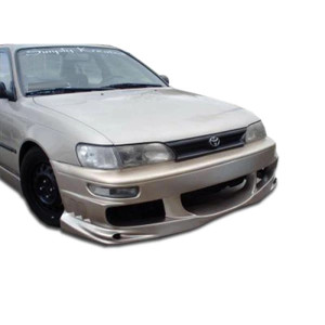 1993-1997 Toyota Corolla Geo Prizm Duraflex Bomber Front Bumper - 1 Piece - image 1 1993-1997 Toyota Corolla Geo Prizm Duraflex Bomber Front Bumper - 1 Piece - image 1