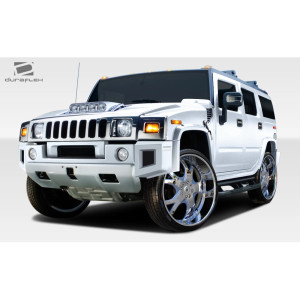 2003-2009 Hummer H2 BR-N Front Add Ons Spat Bumper Extensions - 2 Piece - image 1
