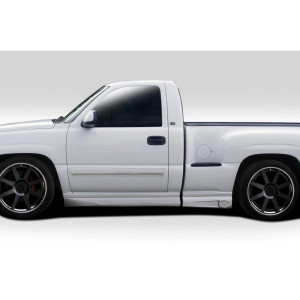 1999-2006 Chevrolet Silverado / 2000-2006 GMC Sierra Regular Cab Fleetside Stepside Duraflex BT-1 Side Skirt Rocker Panels - 4 Piece - image 1 1999-2006 Chevrolet Silverado / 2000-2006 GMC Sierra Regular Cab Fleetside Stepside Duraflex BT-1 Side Skirt Rocker Panels - 4 Piece - image 1