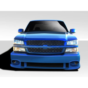 2003-2006 Chevrolet Silverado 2002-2006 Chevrolet Avalanche (without cladding) Duraflex BT-3 Front Bumper - 1 Piece - image 1 2003-2006 Chevrolet Silverado 2002-2006 Chevrolet Avalanche (without cladding) Duraflex BT-3 Front Bumper - 1 Piece - image 1