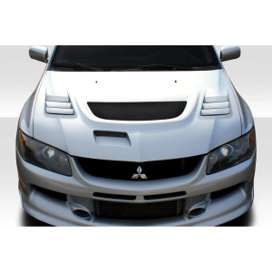 2003-2006 Mitsubishi Lancer Evolution 8 9 Duraflex C-1 Hood - 1 Piece - image 1 2003-2006 Mitsubishi Lancer Evolution 8 9 Duraflex C-1 Hood - 1 Piece - image 1