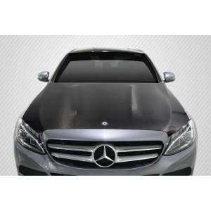 2015-2021 Mercedes C Class W205 Carbon Creations DriTech C63 Look Hood - 1 Piece - image 1