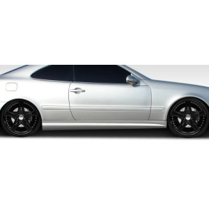 1998-2002 Mercedes CLK W208 C63 Look Side Skirts Rocker Panels - 2 Piece - image 1