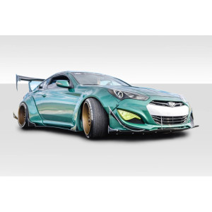 2010-2016 Hyundai Genesis Coupe 2dr Duraflex Circuit 75 MM Fender Flare Kit - 4 Piece - image 1