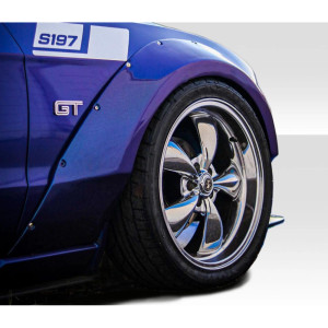2010-2014 Ford Mustang Duraflex Circuit 75 MM Front Fender Flares - 2-piece - image 1 2010-2014 Ford Mustang Duraflex Circuit 75 MM Front Fender Flares - 2-piece - image 1