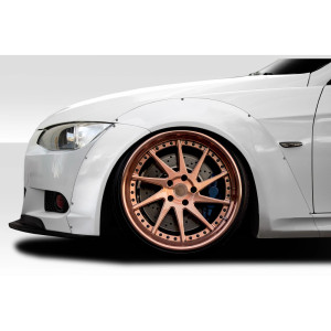 2007-2013 BMW 3 Series E92 2dr E93 Convertible Duraflex Circuit Wide Body Front Fender Flares (+65mm) - 4 Piece ( fits all models except M3 ) - image 1 2007-2013 BMW 3 Series E92 2dr E93 Convertible Duraflex Circuit Wide Body Front Fender Flares (+65mm) - 4 Piece ( fits all models except M3 ) - image 1