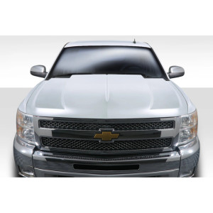 2007-2013 Chevrolet Silverado Duraflex Cowl Hood - 1 Piece - image 1 2007-2013 Chevrolet Silverado Duraflex Cowl Hood - 1 Piece - image 1