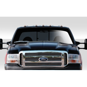 1999-2007 Ford Super Duty F250 F350 F450 F550 / 2000-2005 Ford Excursion Duraflex Cowl Hood - 1 Piece - image 1 1999-2007 Ford Super Duty F250 F350 F450 F550 / 2000-2005 Ford Excursion Duraflex Cowl Hood - 1 Piece - image 1