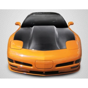 1997-2004 Chevrolet Corvette Cowl Carbon Fiber Hood - image 1