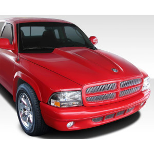 1997-2004 Dodge Dakota 1998-2003 Durango Duraflex Cowl Induction Hood - 1 Piece - image 1 1997-2004 Dodge Dakota 1998-2003 Durango Duraflex Cowl Induction Hood - 1 Piece - image 1