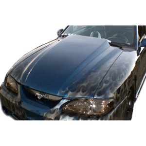 1994-1998 Ford Mustang Duraflex 3" Cowl Hood - 1 Piece - image 1 1994-1998 Ford Mustang Duraflex 3" Cowl Hood - 1 Piece - image 1