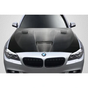 2011-2016 BMW 5 Series Craze Carbon Fiber Hood - image 1