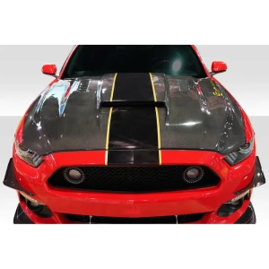 2015-2017 Ford Mustang CVX Carbon Fiber Hood - image 1