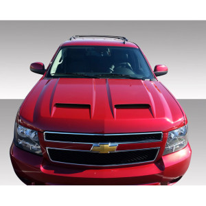 2007-2014 Chevrolet Tahoe Avalanche Suburban Duraflex CVX Hood - 1 Piece - image 1 2007-2014 Chevrolet Tahoe Avalanche Suburban Duraflex CVX Hood - 1 Piece - image 1