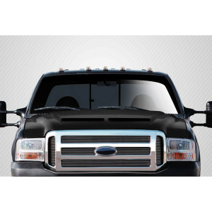 1999-2007 Ford Super Duty F250 F350 F450 F550 / 2000-2005 Ford Excursion CVX Hood - 1 Piece - image 1