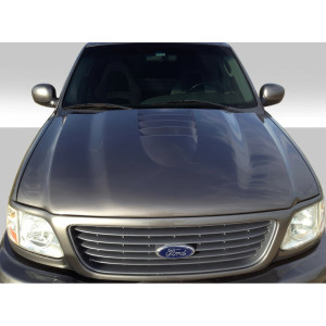 1997-2003 Ford F-150 1997-2002 Expedition Duraflex CVX Hood - 1 Piece - image 1 1997-2003 Ford F-150 1997-2002 Expedition Duraflex CVX Hood - 1 Piece - image 1