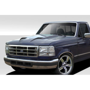 1992-1996 Ford F-150 / Bronco Duraflex CVX Hood - 1 Piece - image 1 1992-1996 Ford F-150 / Bronco Duraflex CVX Hood - 1 Piece - image 1
