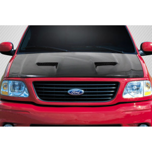 1997-2003 Ford F-150 / F-250 / 1997-2002 Ford Expedition Carbon Creations CVX Version 3 Hood - 1 Piece - image 1 1997-2003 Ford F-150 / F-250 / 1997-2002 Ford Expedition Carbon Creations CVX Version 3 Hood - 1 Piece - image 1