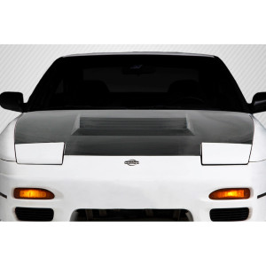 1989-1994 Nissan 240SX S13 Carbon Creations D-1 Hood - 1 Piece - image 1