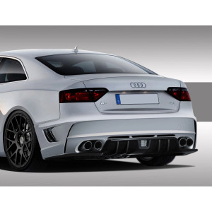 2008-2016 Audi A5 S5 B8 Eros Version 1 Rear Bumper - 1 Piece - image 1