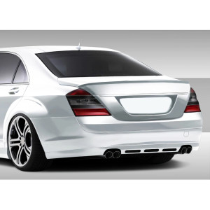 2007-2009 Mercedes S Class W221 Eros Version 1 Rear Lip Under Spoiler Air Dam (euro base model) - 1 Piece - image 1