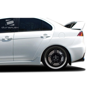 2008-2017 Mitsubishi Lancer Duraflex Evo X Look Rear Fender Flares - 4 Piece - image 1 2008-2017 Mitsubishi Lancer Duraflex Evo X Look Rear Fender Flares - 4 Piece - image 1