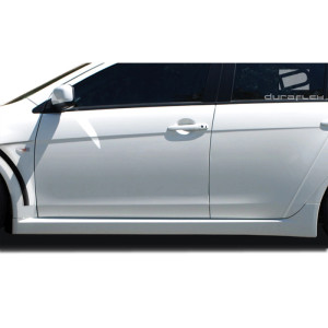 2008-2017 Mitsubishi Lancer Duraflex Evo X Look Side Skirts Rocker Panels - 2 Piece - image 1 2008-2017 Mitsubishi Lancer Duraflex Evo X Look Side Skirts Rocker Panels - 2 Piece - image 1